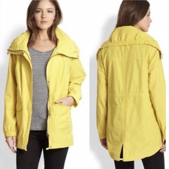 Eileen Fisher Jackets & Blazers - Eileen Fisher Weather Resistant Cotton Nylon Campcore Granola Yellow Rain Coat S